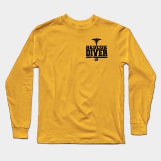 Rescue Diver (small logo - distressed) Long Sleeve T-Shirt